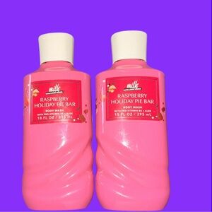 NWT Raspberry Holiday Pie Bar Body Wash - Pink